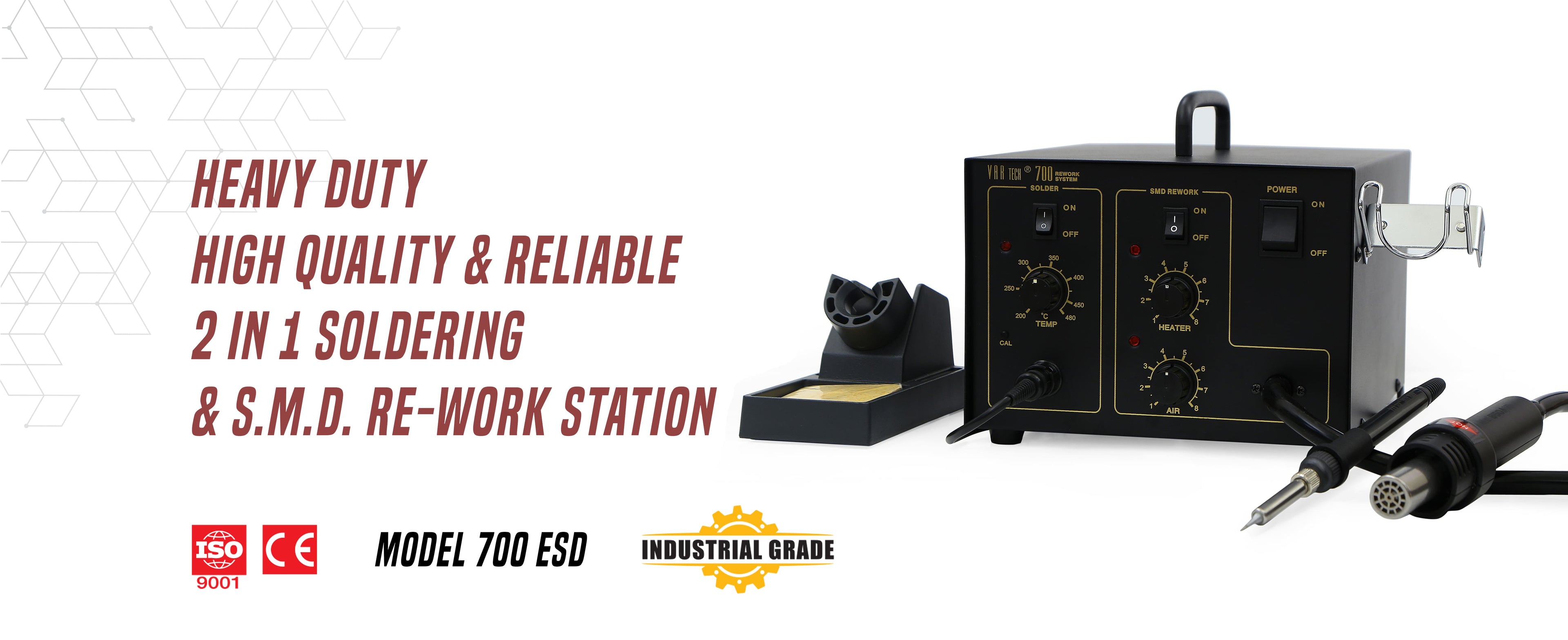 var tech 700 soldering with smd rework station 2 in 1