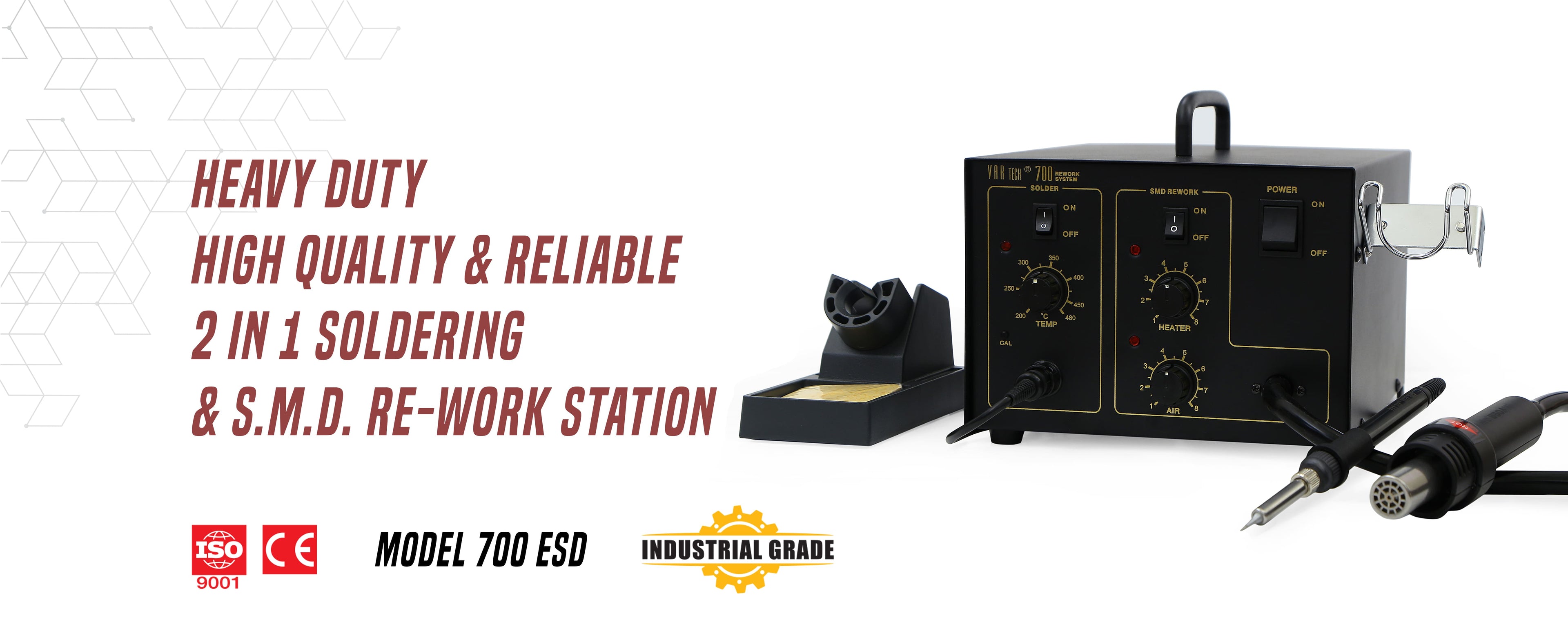 var tech 700 soldering with smd rework station 2 in 1 