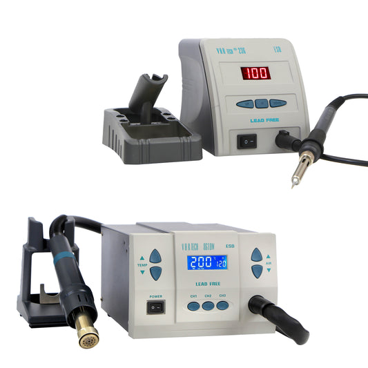 Lead free Soldering Station + Lead free SMD Re-work station (236 + 861 DW)
