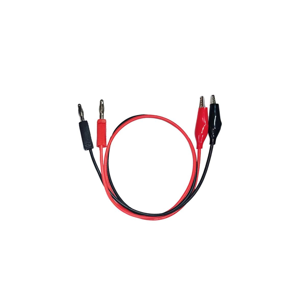 Red & Black Power supply cables 5A Max Banana - Crocodile clips