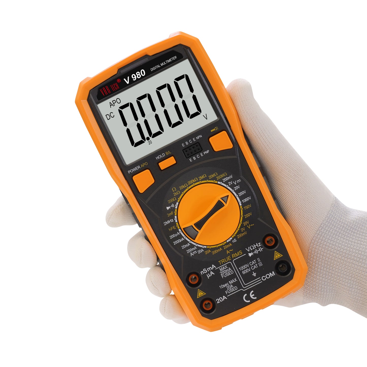 v 980 20000 counts multimeter vartech
