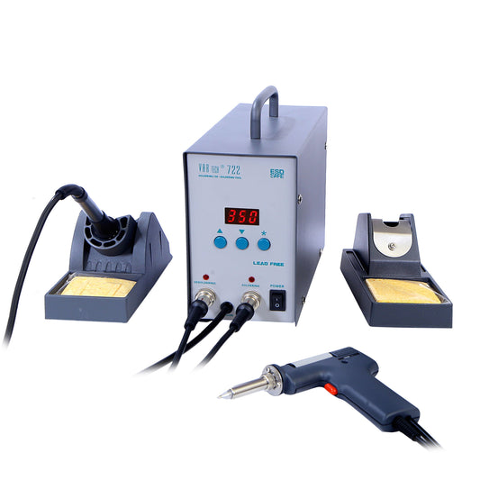 desoldering station desoldering tool with soldering station 2 in 1 var tech 722