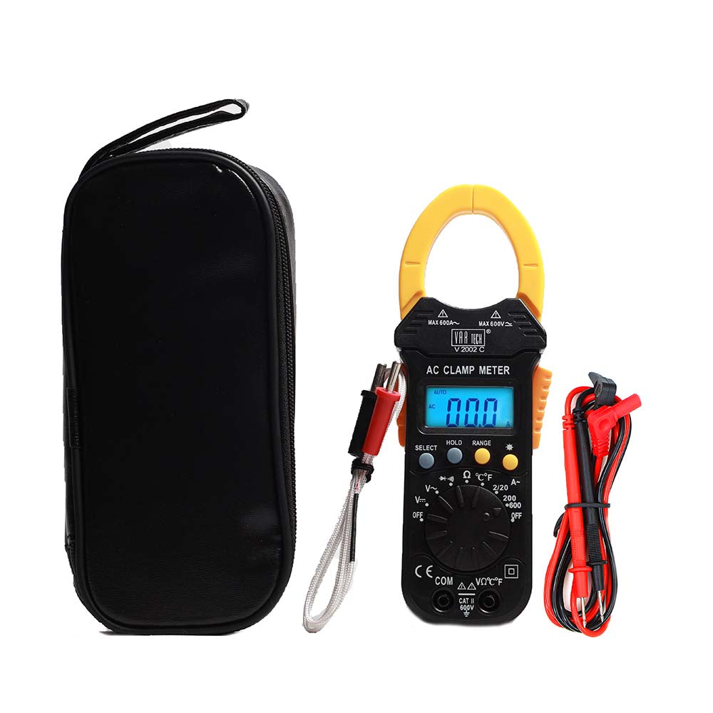 V 2002 C Clamp multimeter auto ranging 600 A AC 600 V AC DC