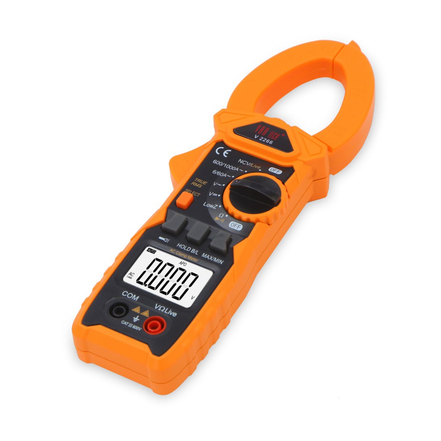 V 2266 Digital clamp multimeter True RMS Auto ranging 1000A AC