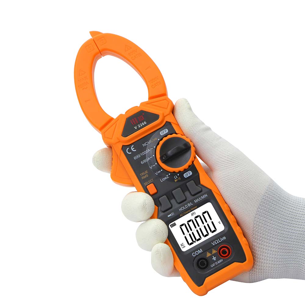 V 2266 Digital clamp multimeter True RMS Auto ranging 1000A AC