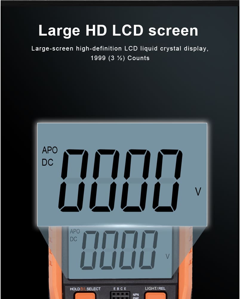 V 890 D Digital multimeter True RMS