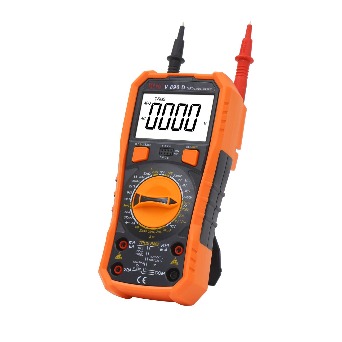 V 890 D Digital multimeter True RMS 1000V DC 750V AC 20A DC AC