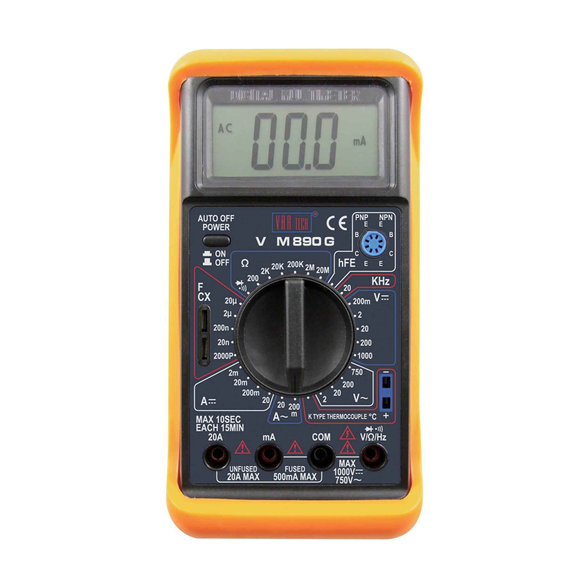 V M 890 G Digital multimeter 1000V DC 750AC 20A AC DC