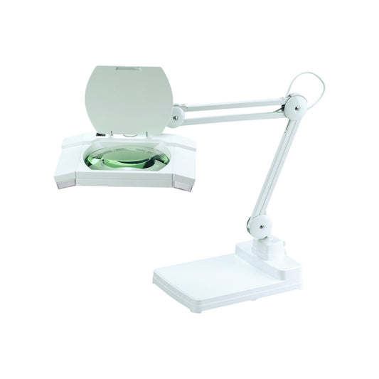 228 BLR LED Magnifying lamp table top rectangular lens
