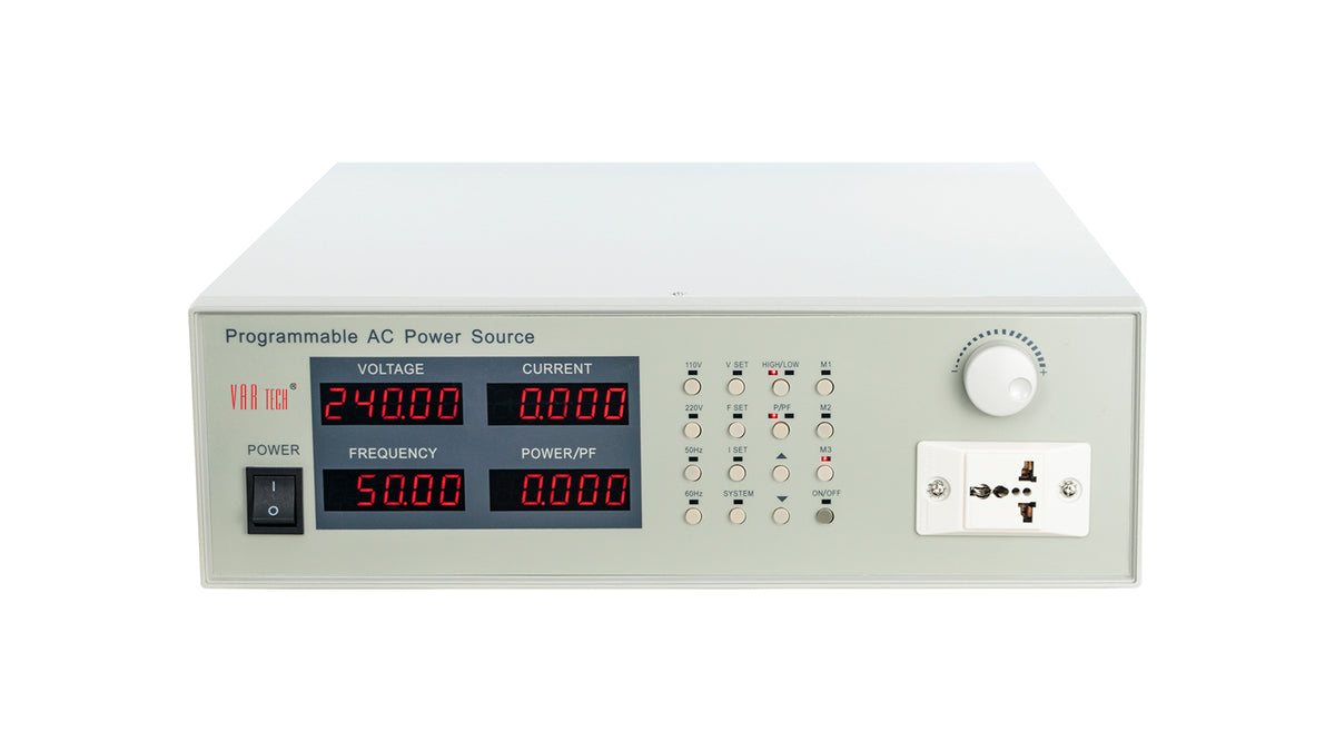 AC Power source Single phase & 3 Phase Programmable models – V A R TECH