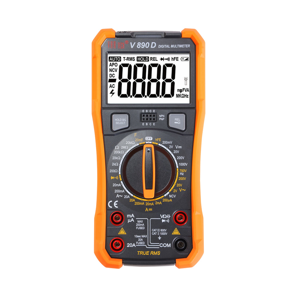V 890 D Digital multimeter True RMS 1000V DC 750V AC 20A DC AC – V A R TECH