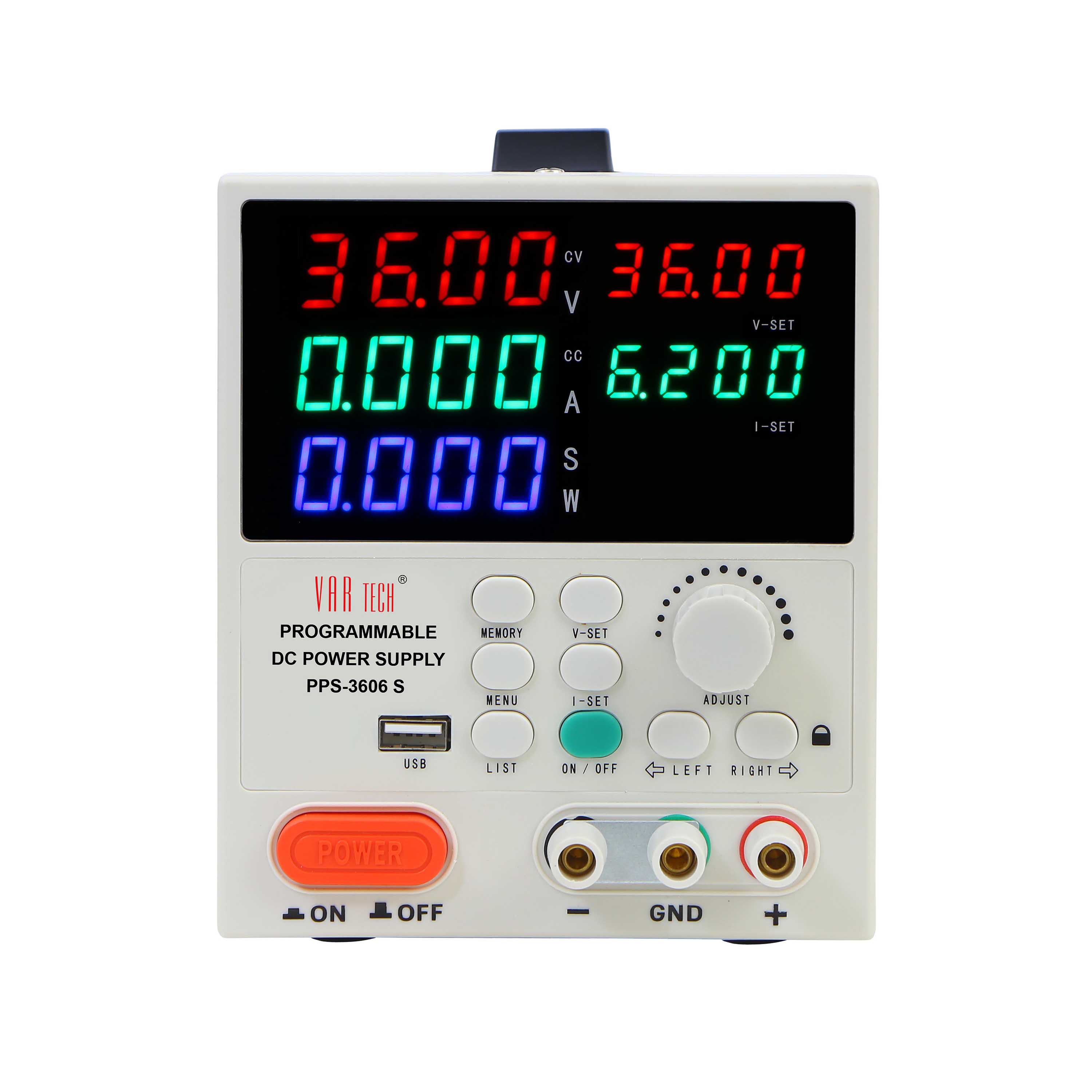 PPS 3606 S Programmable DC power supply 36V 6A with USB Interface