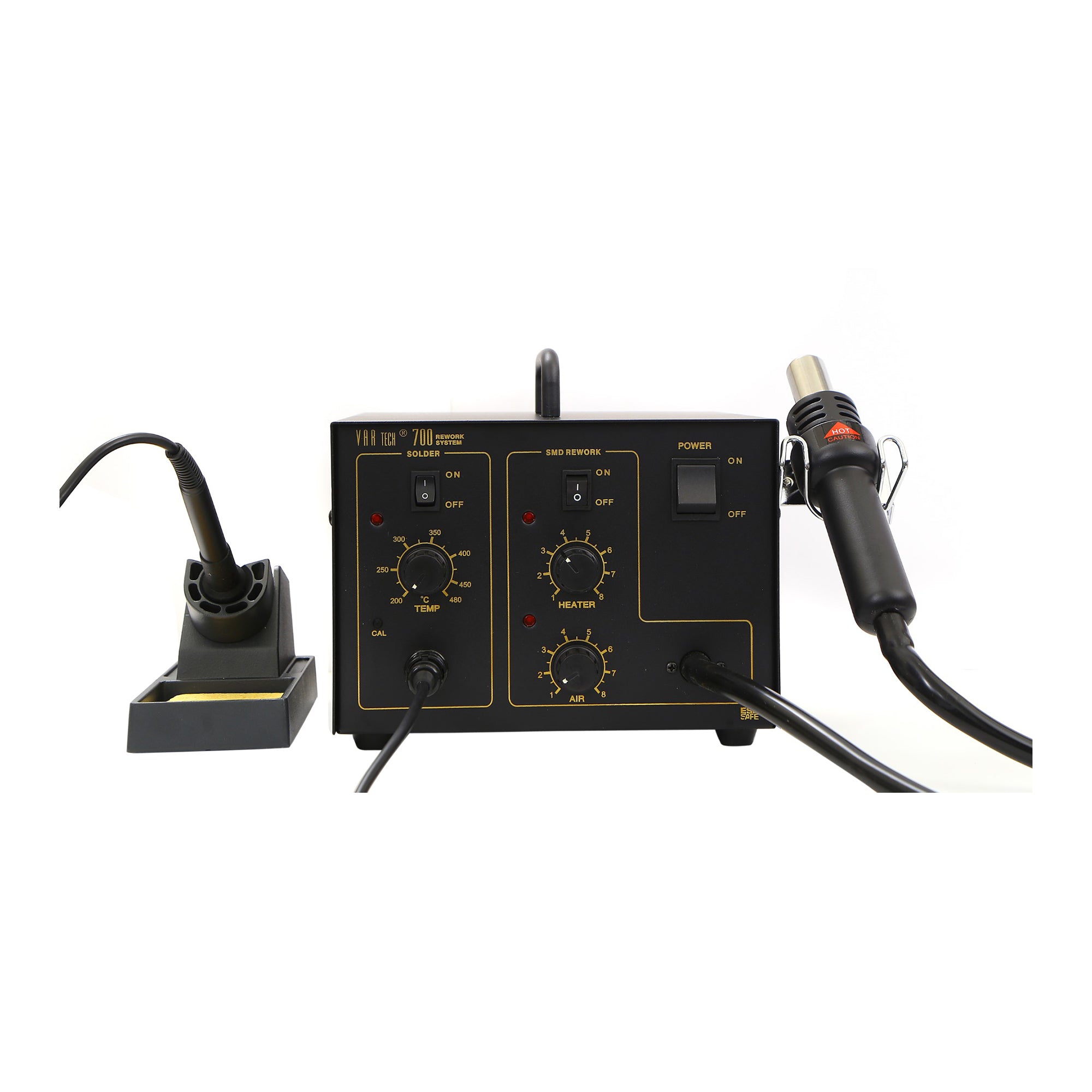 Quick Rework System 700 700 ESD Soldering and SMD rework station 2 in 1 Heavy duty – V A R TECH