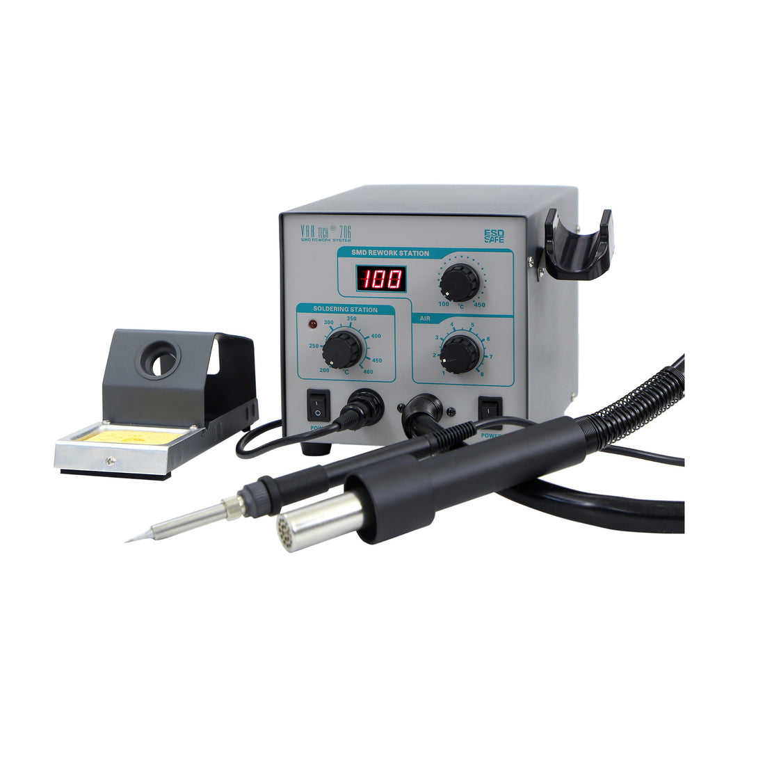 Smd Rework Magnifier 706 Soldering and SMD rework station 2 in 1 – V A R TECH