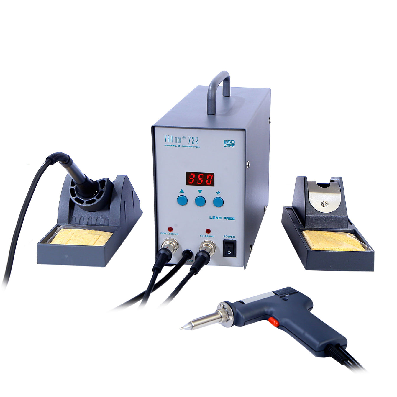 722 Soldering and Desoldering station 2 in 1 Lead free V A R TECH