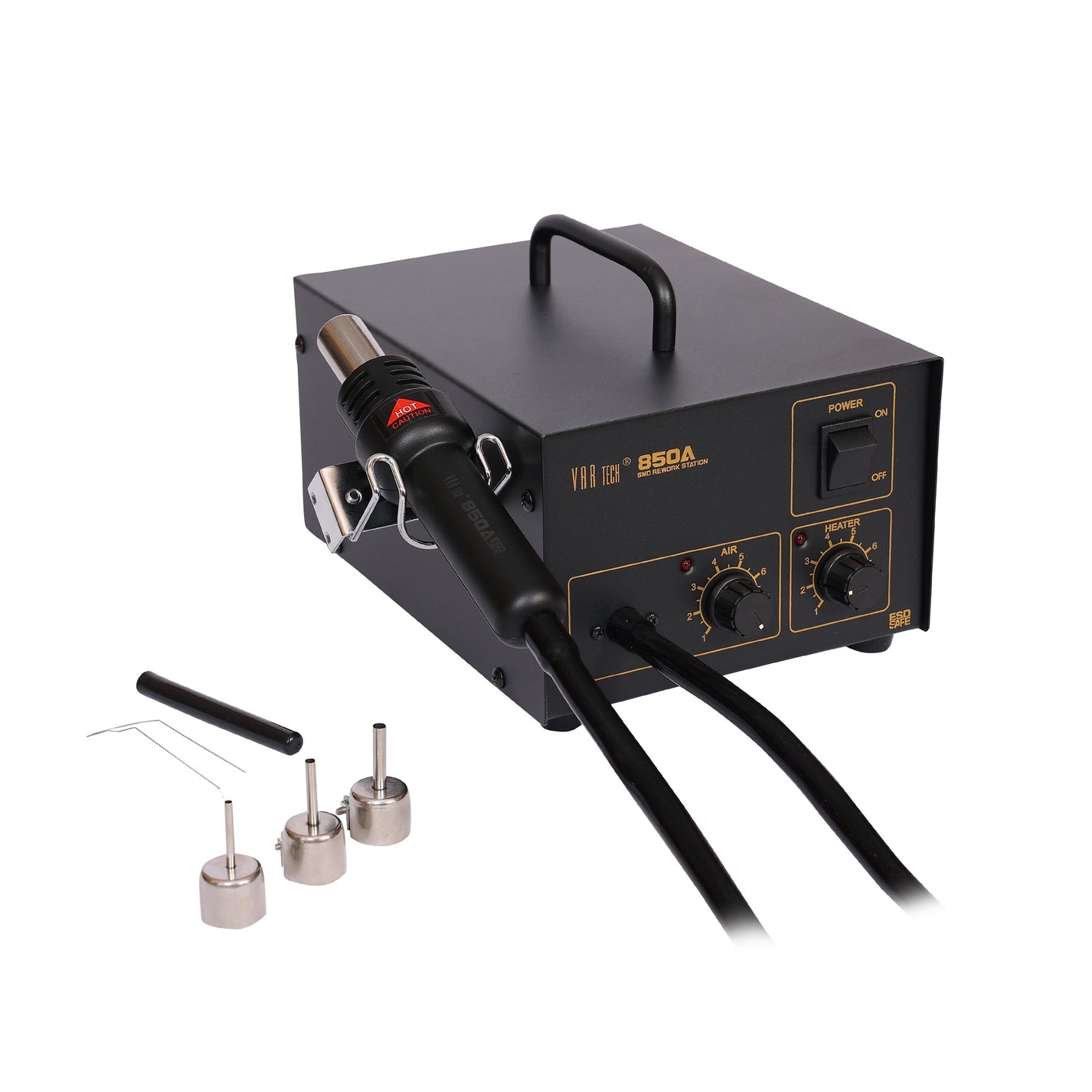 850 A SMD rework station (Hot air soldering station) – V A R TECH