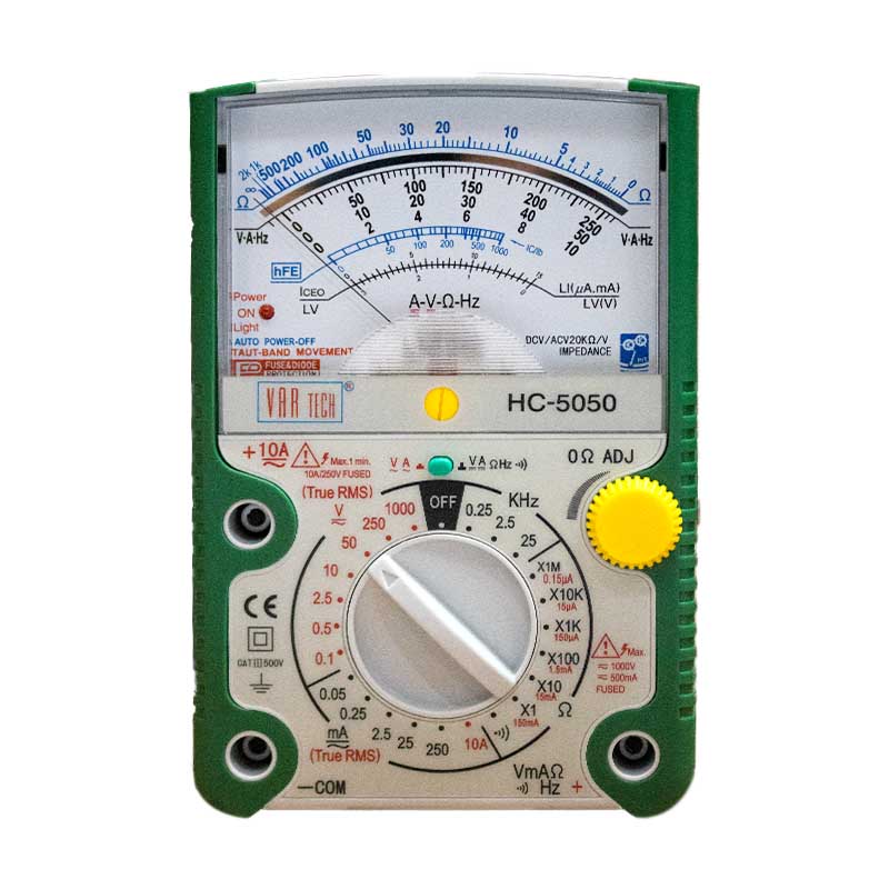 HC 5050 Analog multimeter True RMS 1000V DC AC 10A AC DC