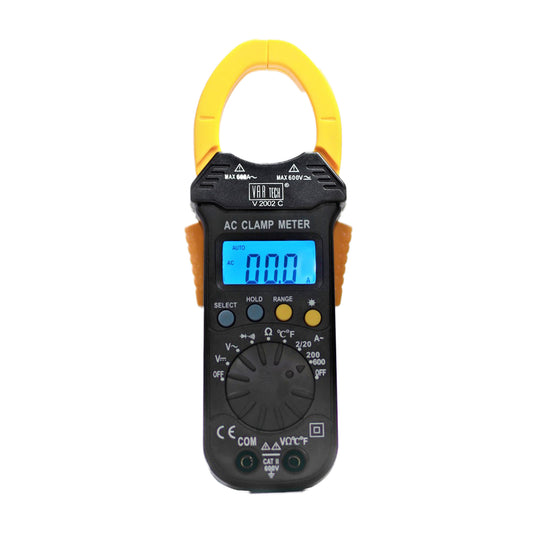 V 2002 C Clamp multimeter auto ranging 600 A AC 600 V AC DC