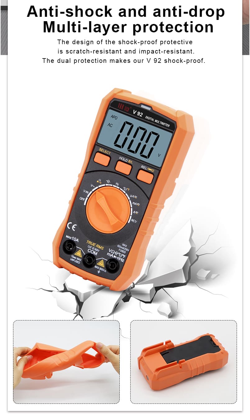 V 92 Digital Multimeter True RMS Auto ranging – V A R TECH