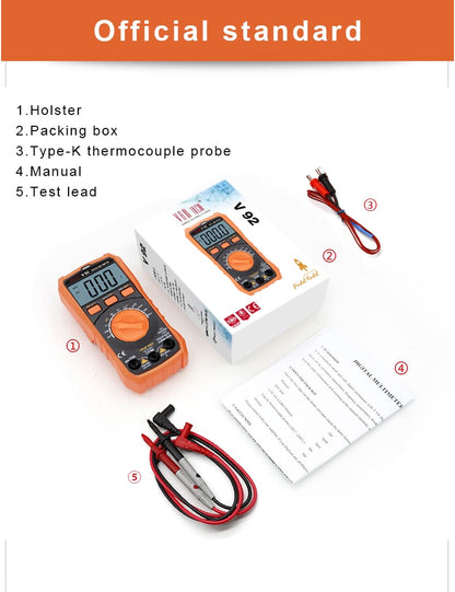 V 92 Digital Multimeter True RMS Auto ranging