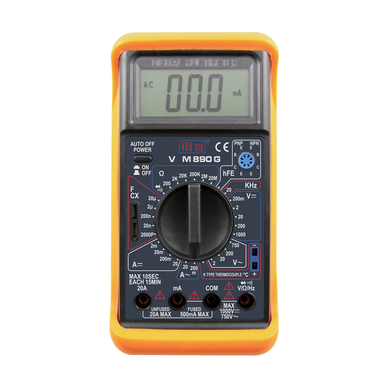 V M 890 G Digital multimeter 1000V DC 750V AC 20A AC DC – V A R TECH